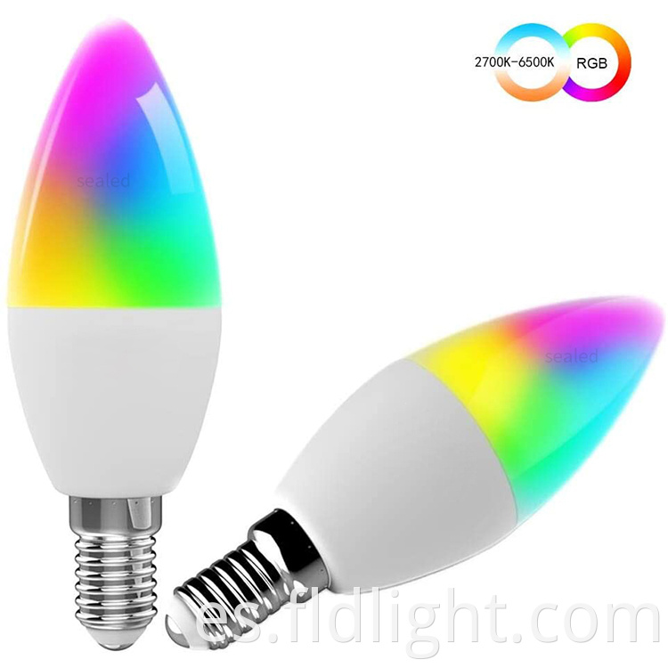 Multicolor rgb led light bulb